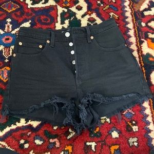 Levi’s Premium Ribcage Shorts